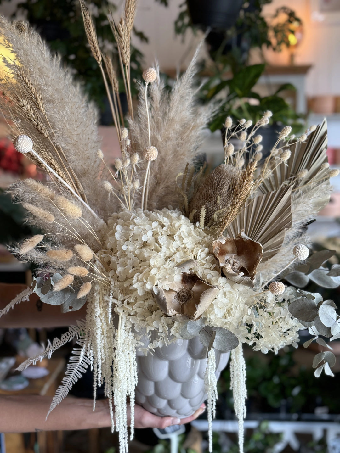 "Boho Cleopatra" Dried Flower Arrangement