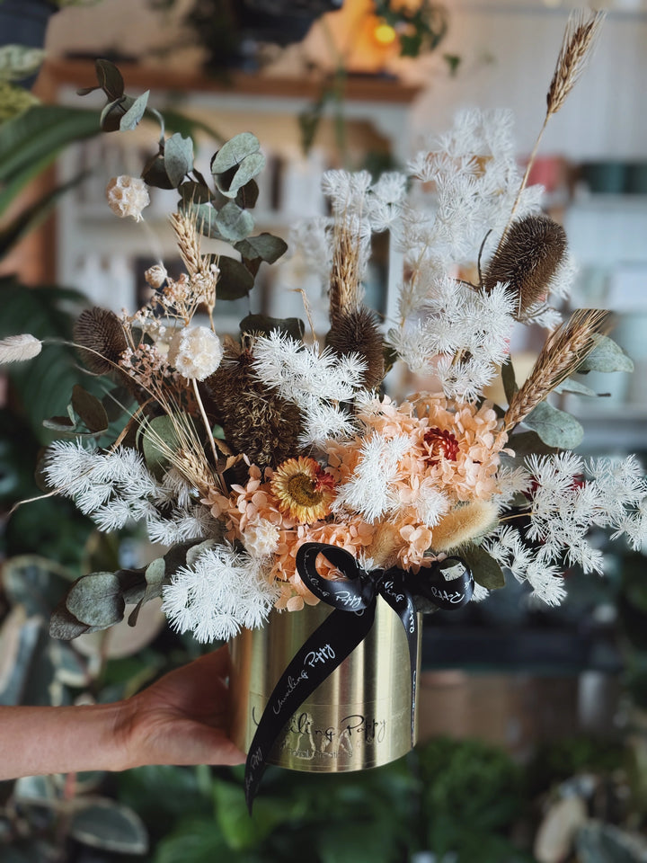 "Gold Dawn" Dried Flower Arrangement